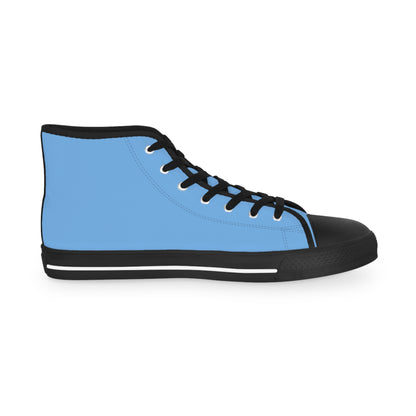 Men's Light Blue High Top Sneakers