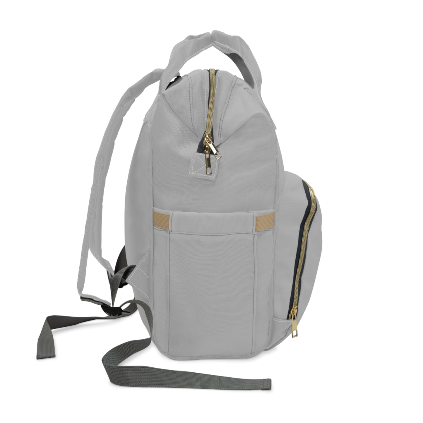 Multifunctional Diaper Backpack Light Grey