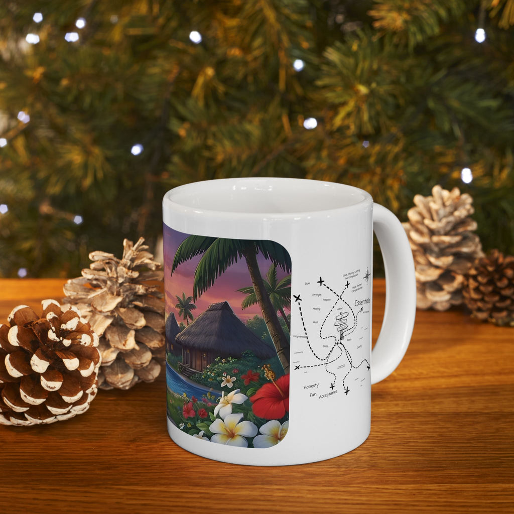 Cozy Architecture & Dreamy Landscapes #30 White Ceramic Mug – Homes Home Sweet Home Cup (11oz/15oz)