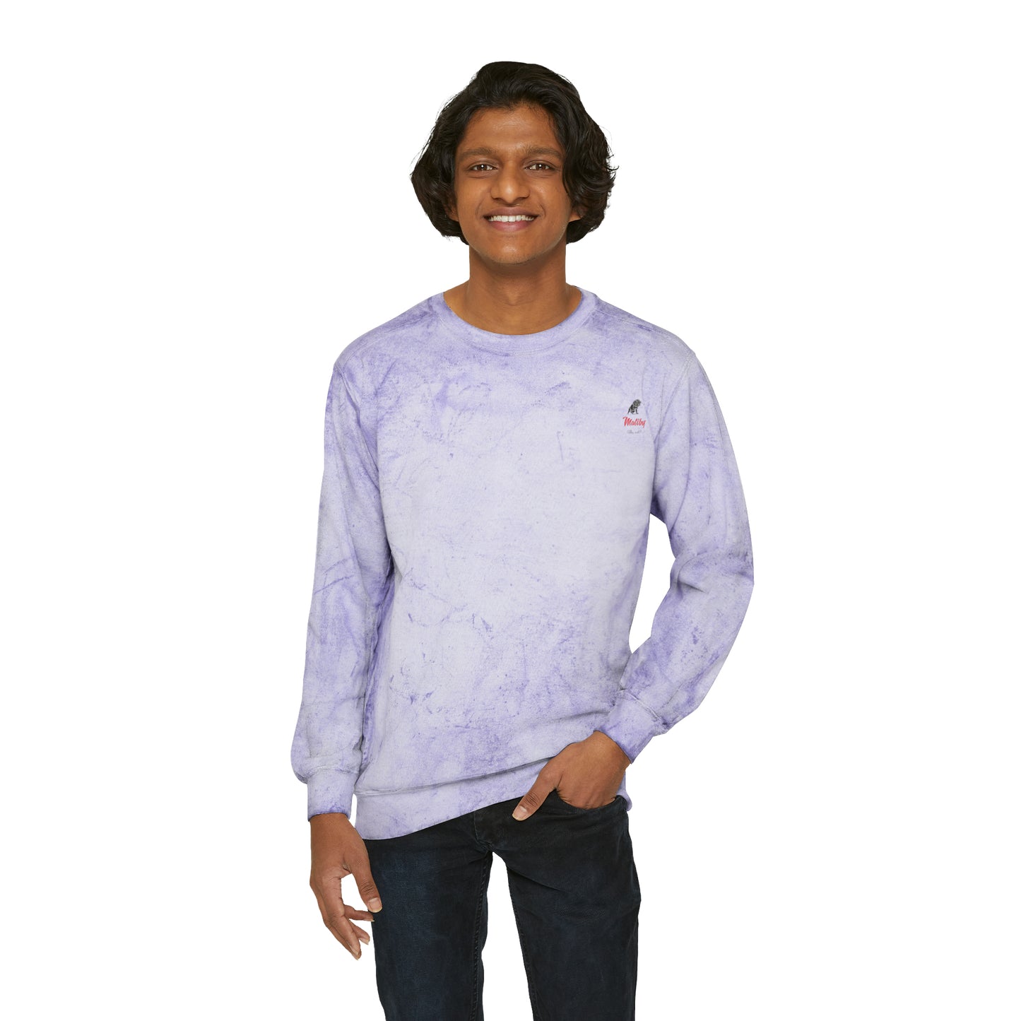 Matiby Unisex Color Blast Crewneck Sweatshirt