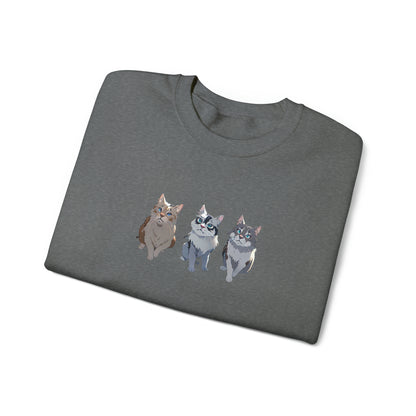 Matiby Cats Unisex Heavy Blend™ Crewneck Sweatshirt