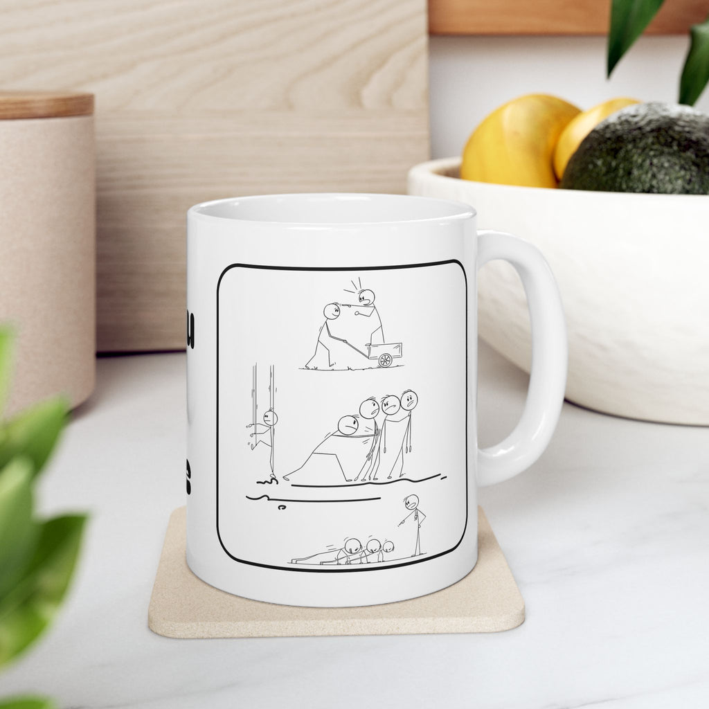 You & Me White Ceramic Mug — Romantic Couples Tea Cup? (11oz, 15oz)