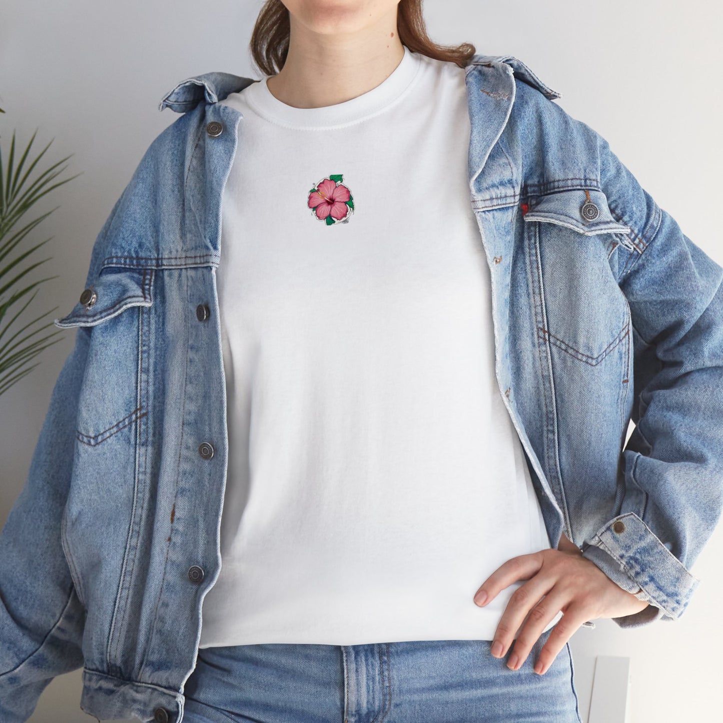 Turtle Flower Unisex Heavy Cotton Tee