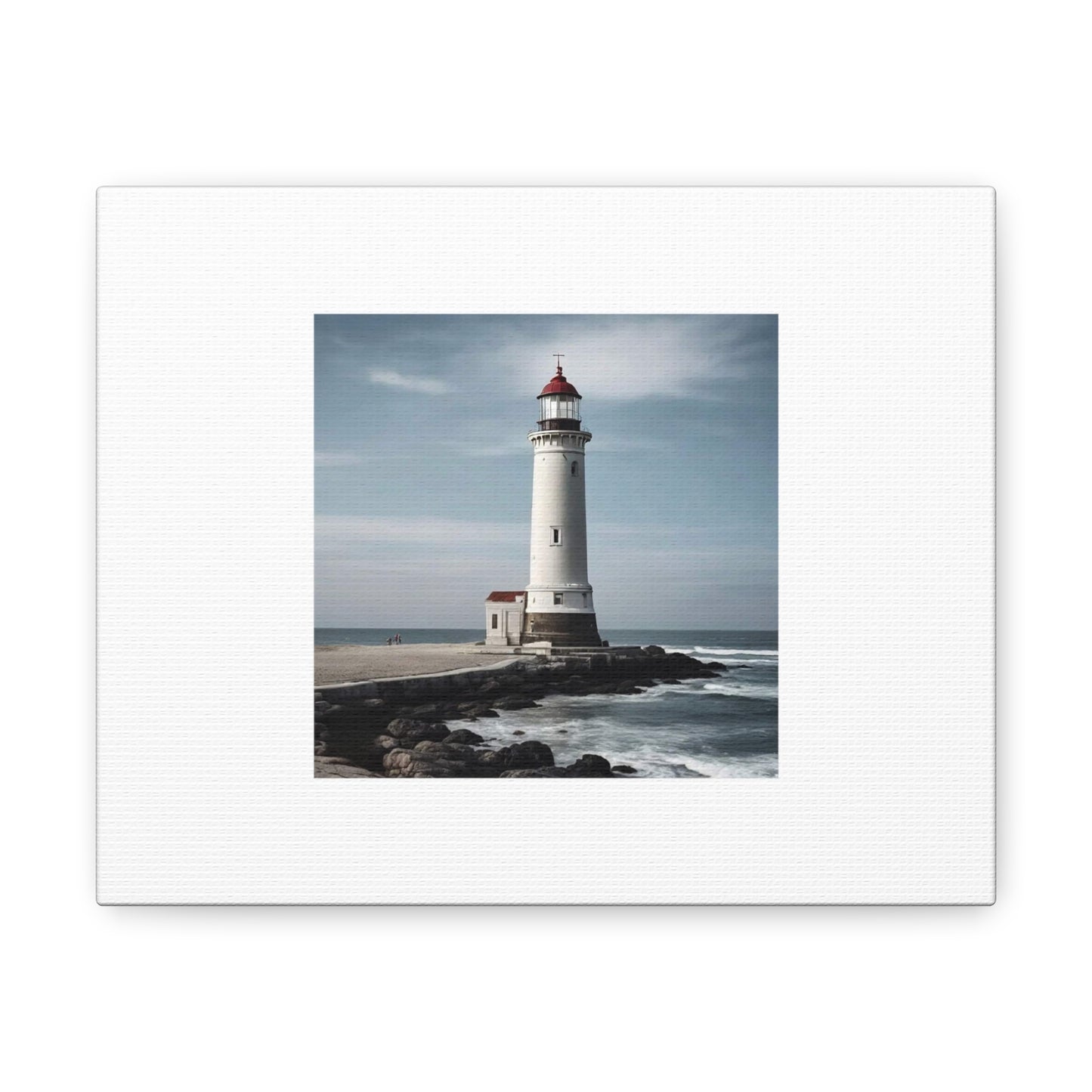 Lighthouse White Canvas Gallery Wraps