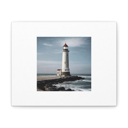 Lighthouse White Canvas Gallery Wraps