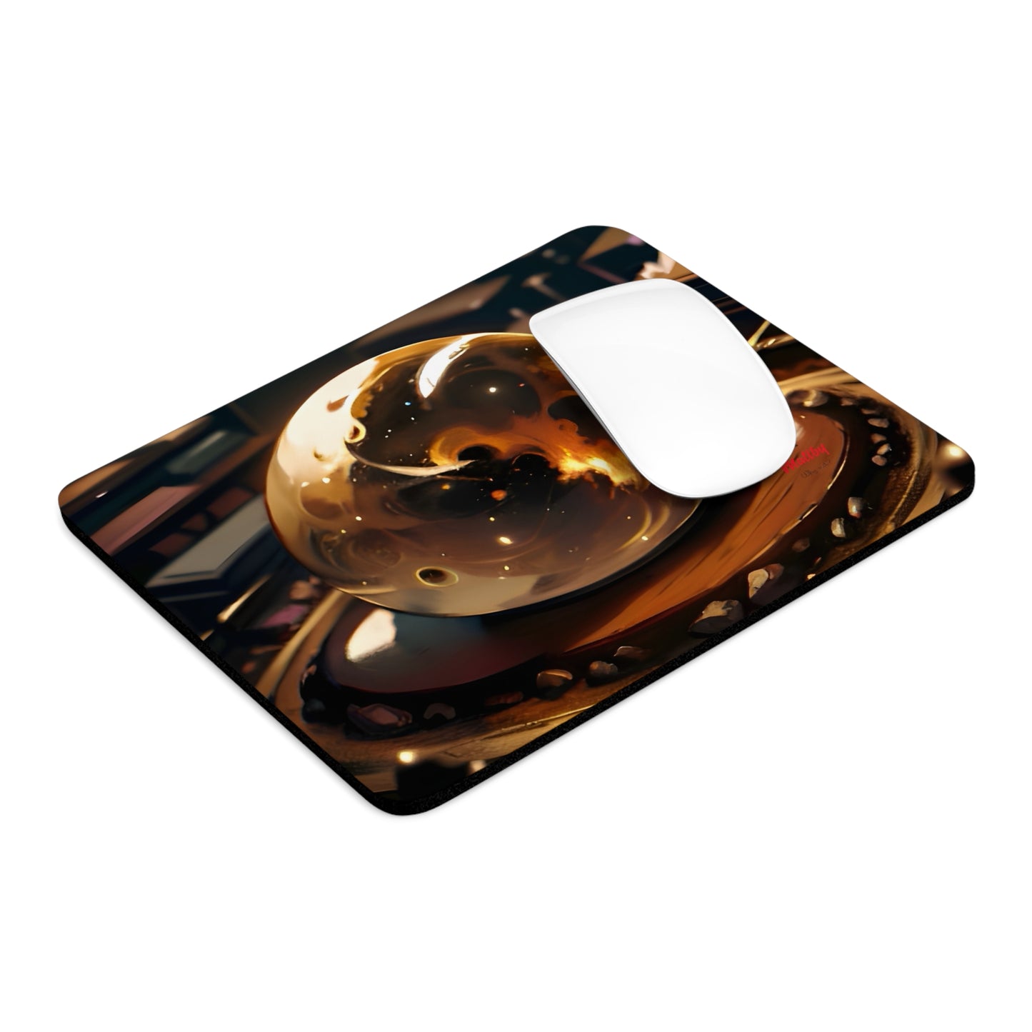 Matiby Worlds Mouse Pad, Black