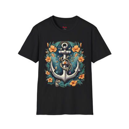 Nautical Anchor Unisex Softstyle T-Shirt