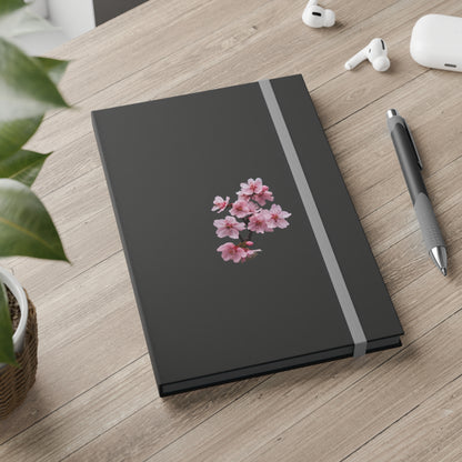 Flower Color Contrast Notebook - Ruled