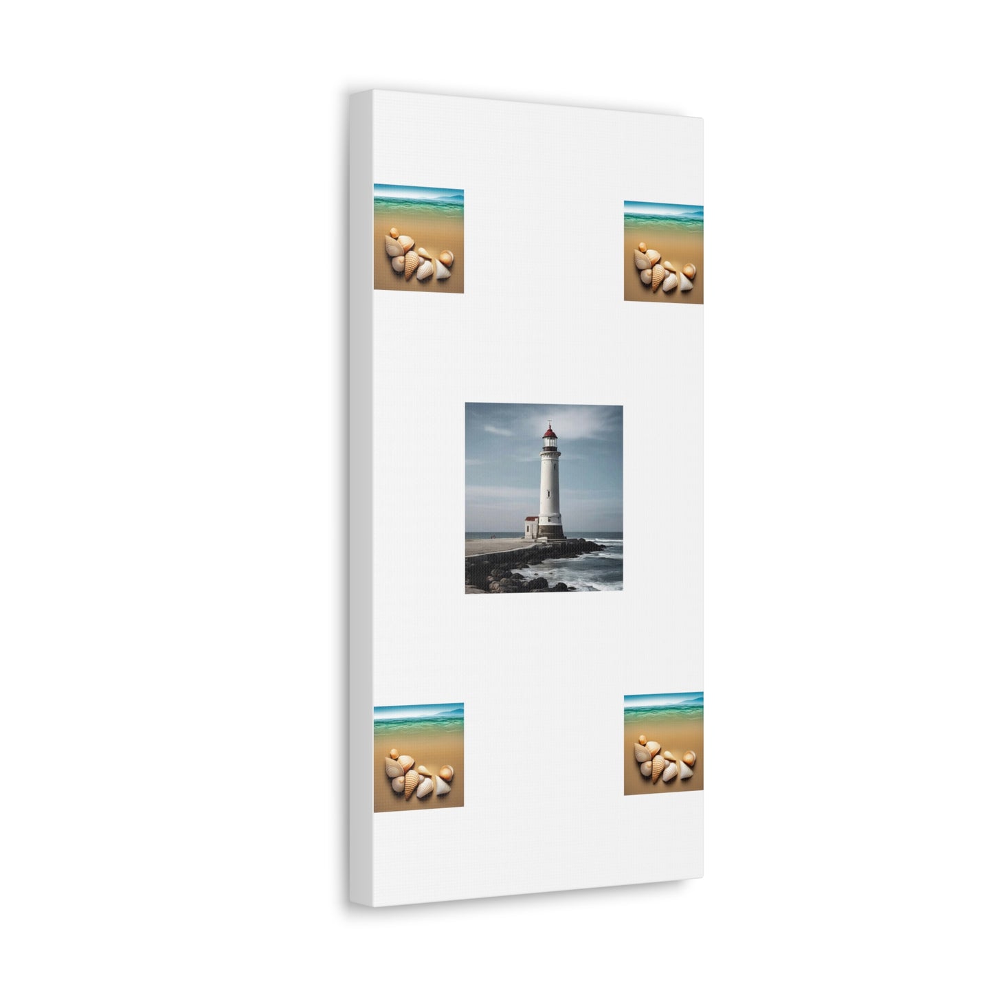 Lighthouse White Canvas Gallery Wraps