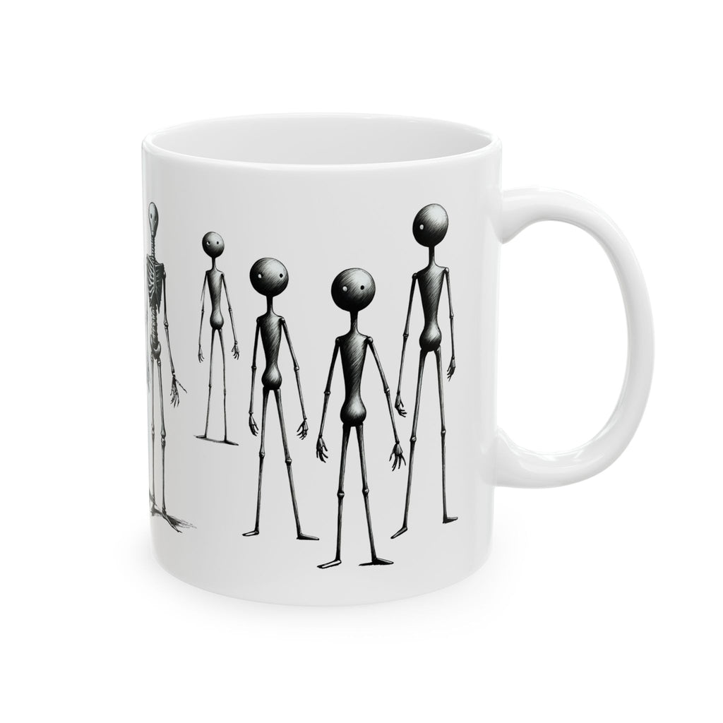 The Stick-To-It Species #21 White Ceramic Mug – Anatomy of Optimism Cup 11oz/15oz