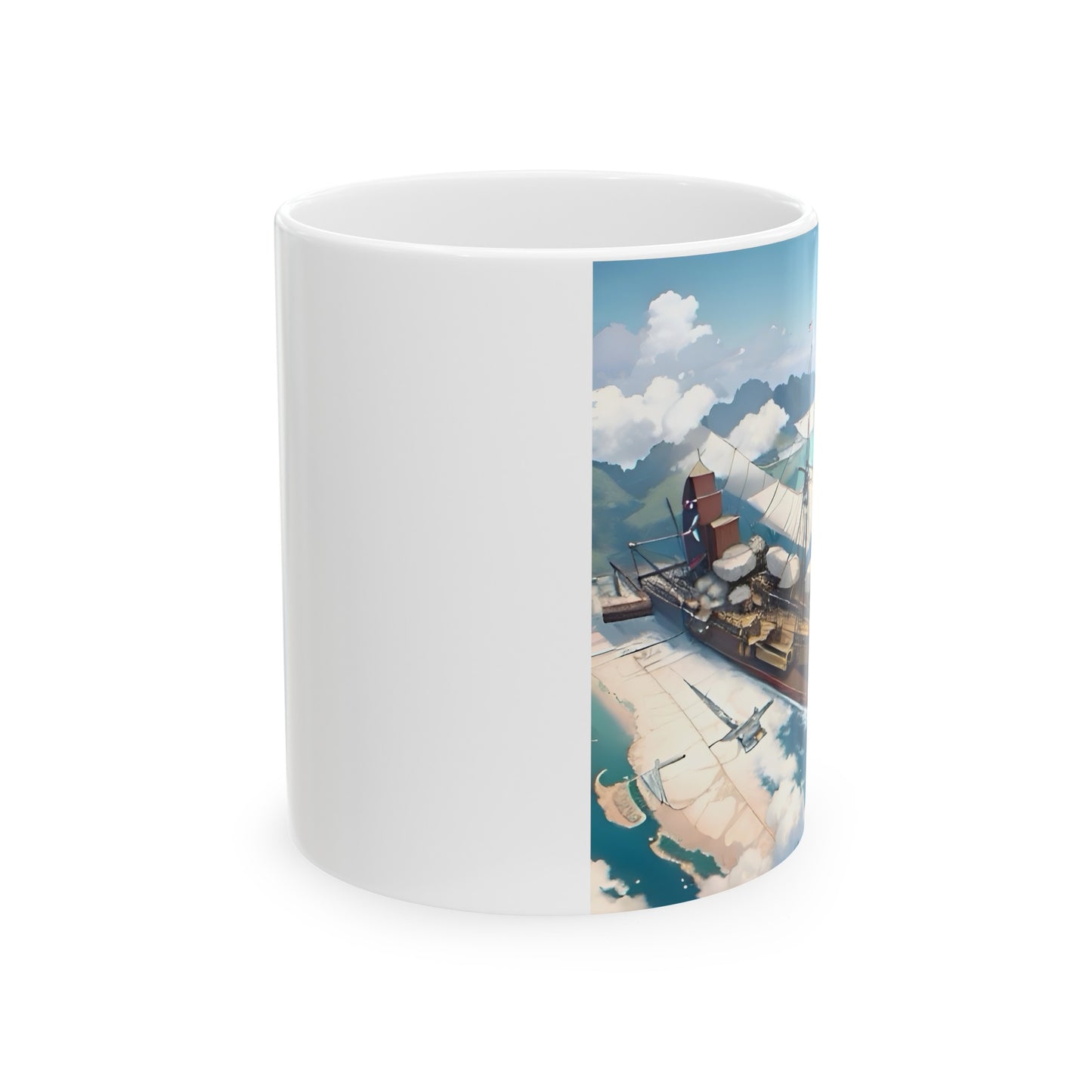 Nautical Ship Ceramic Mug, 11oz