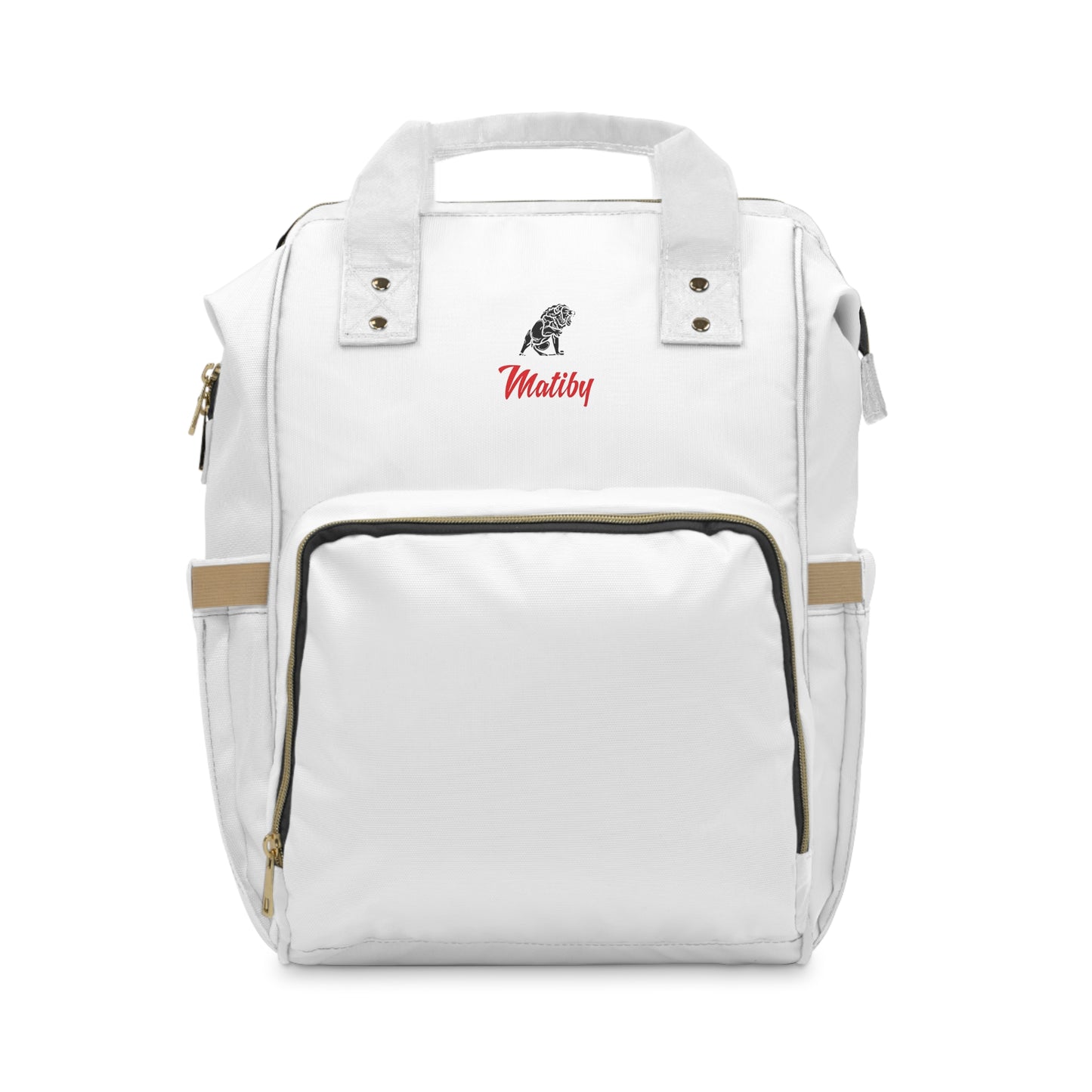 Multifunctional Diaper Backpack White