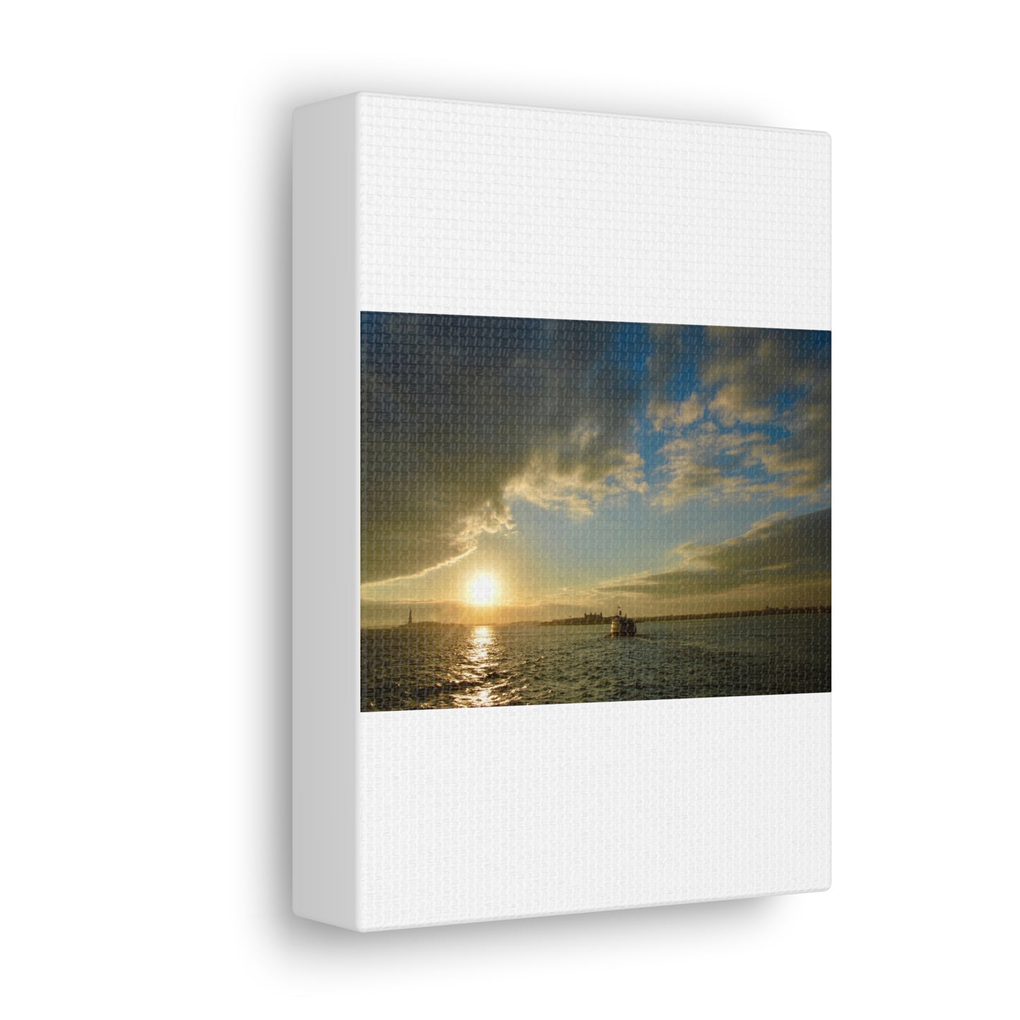 Sunset White Canvas Gallery Wraps