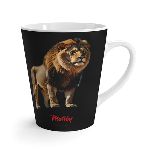 Matiby Lion Mug, Black