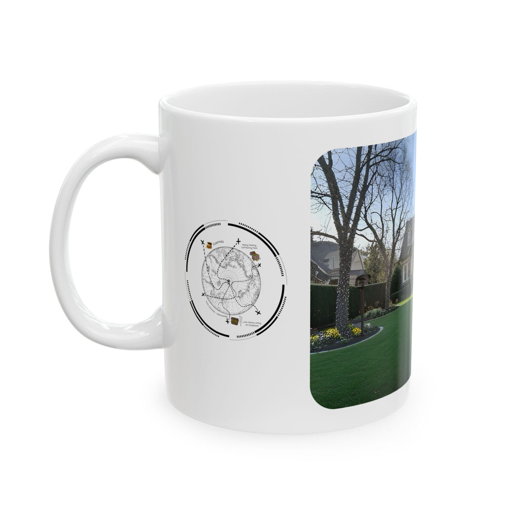 Cozy Architecture & Dreamy Landscapes #3 White Ceramic Mug – Homes Home Sweet Home Cup (11oz/15oz)