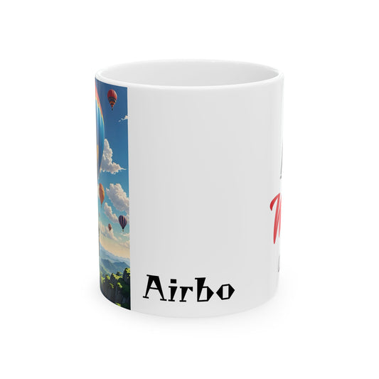 Matiby Airbo Ceramic Mug, (11oz, 15oz)