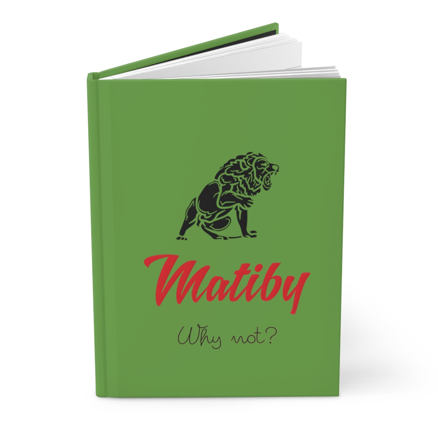 Matiby Hardcover Journal Matte Green