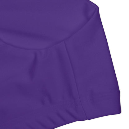 Girl's "Sunny Day" Purple Two Piece Swimsuit (AOP)