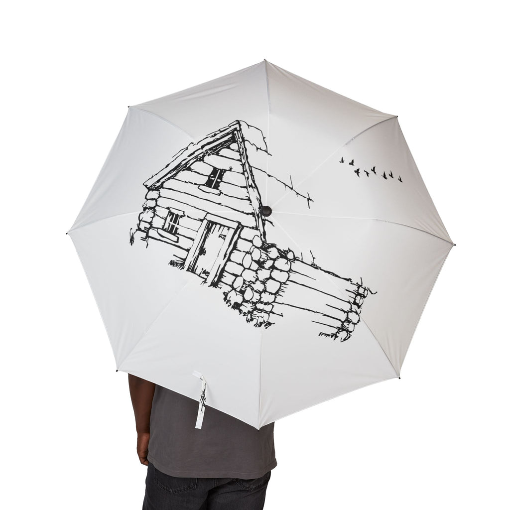 Tranquil Nature #1 Scenery Semi-Automatic Foldable Umbrella | Scenic Retreats, Landscape Art