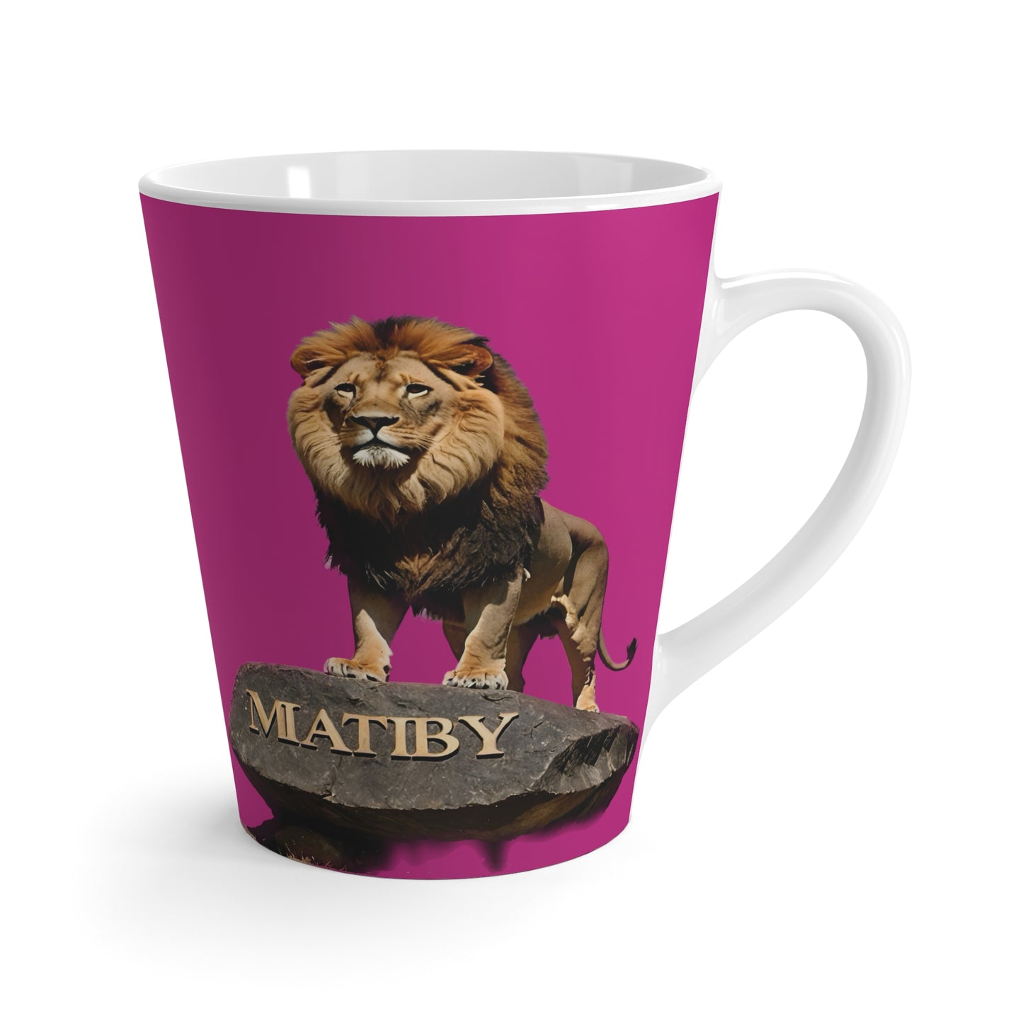 Matiby Lion Mug, Pink