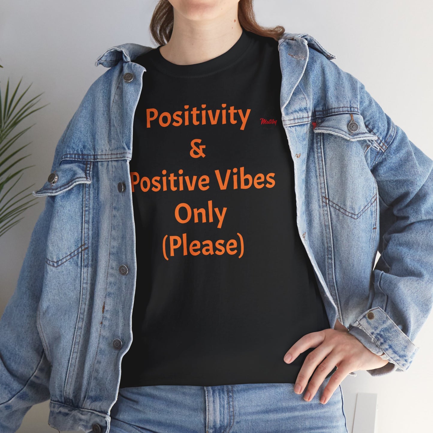 Positivity Unisex Heavy Cotton Tee