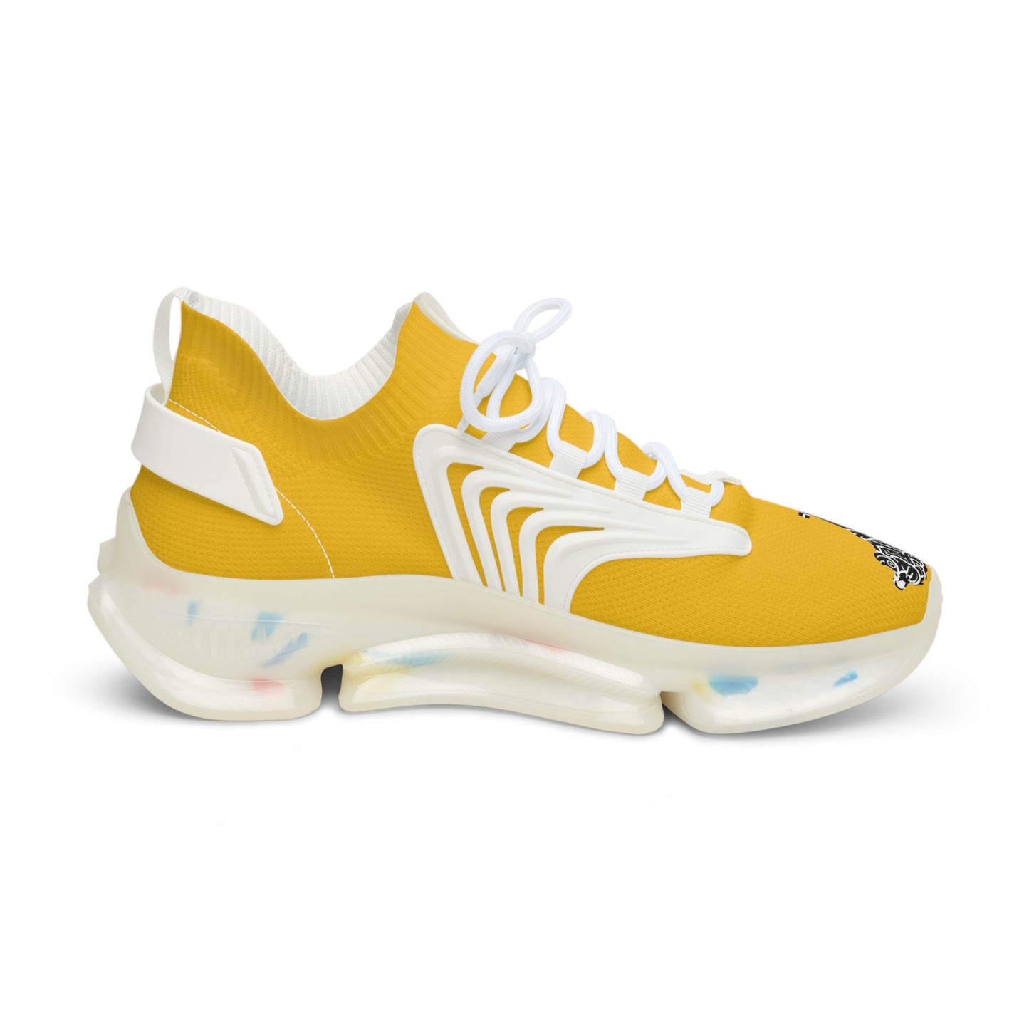 Men's Yellow Mesh Sneakers