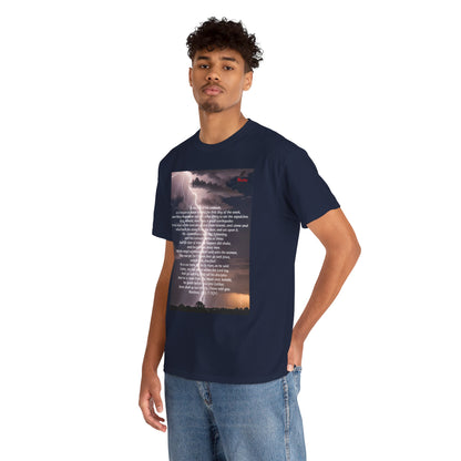 Lightning Style He is Risen Unisex Heavy Cotton Tee