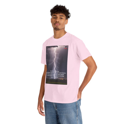 Lightning Style Son of man Unisex Heavy Cotton Tee