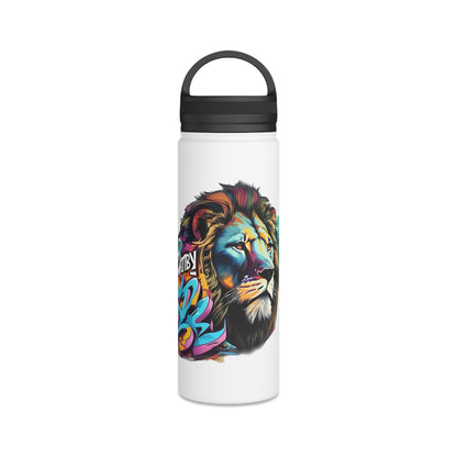 Matiby Matiffi Stainless Steel Water Bottle, Handle Lid