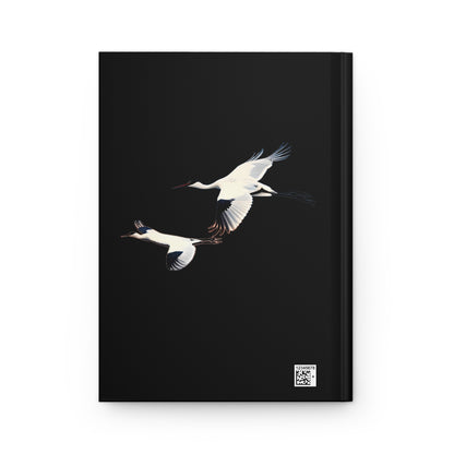 Bird Hardcover Journal Matte Black