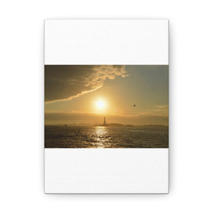 Sunset White Canvas Gallery Wraps