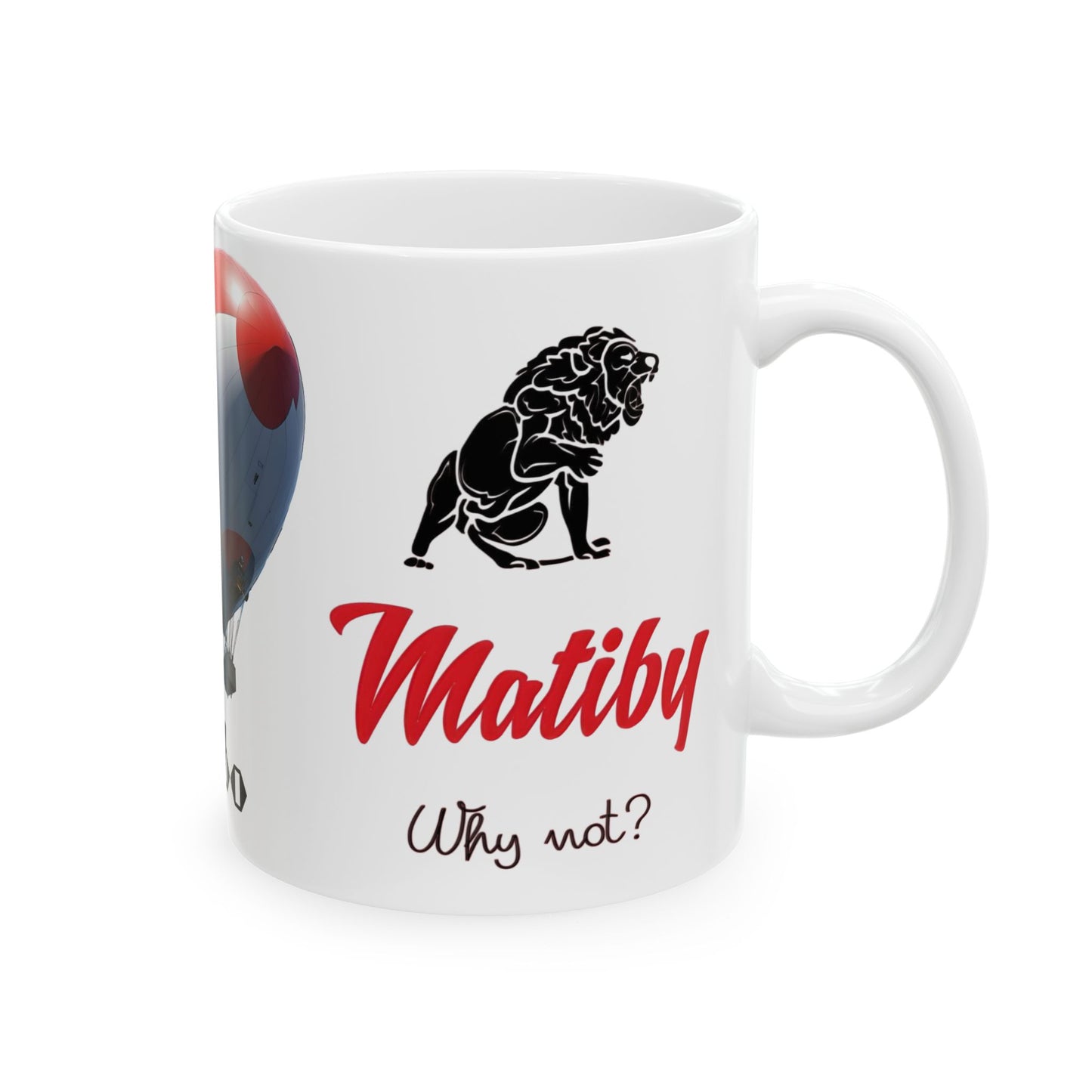 Matiby Airbo Ceramic Mug, (11oz, 15oz)