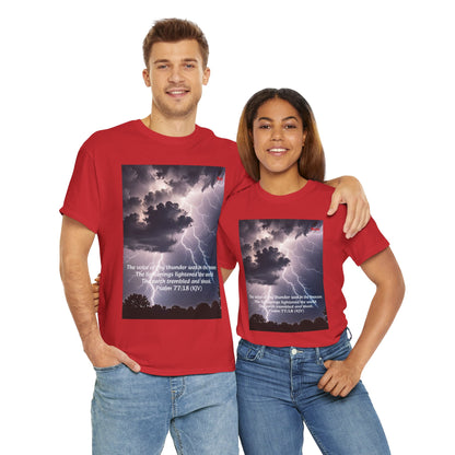 Lightning Style Thunder Unisex Heavy Cotton Tee