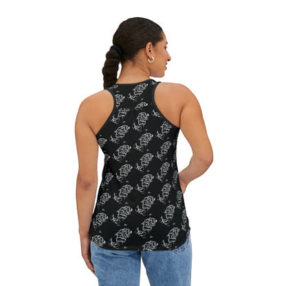 Women's Black Tank Top (AOP)