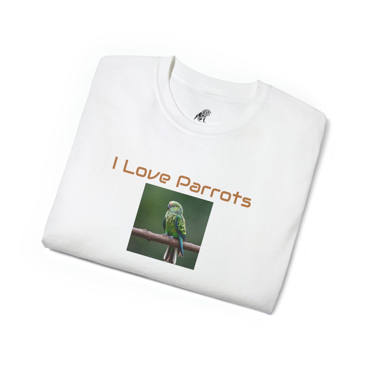 Matiby "I Love Parrots" Unisex Ultra Cotton Tee