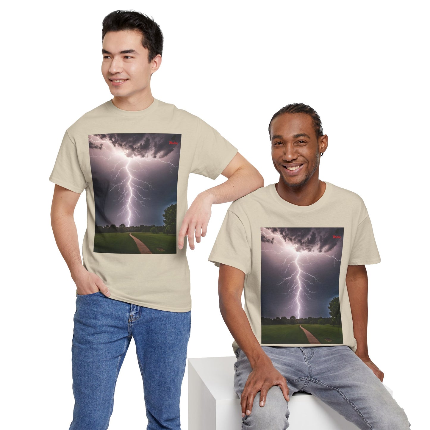 Lightning Style Unisex Heavy Cotton Tee