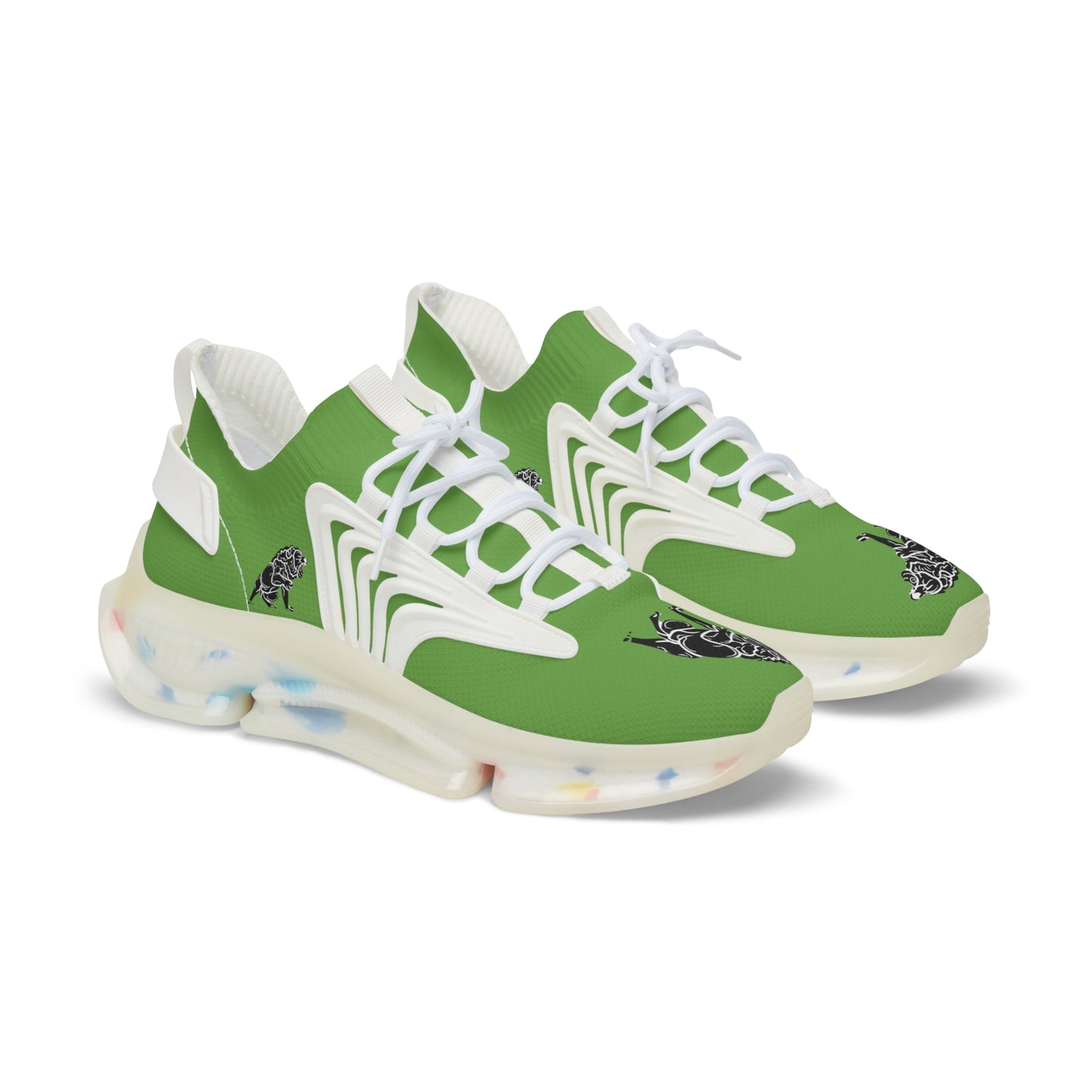 Men's Green Mesh Sneakers