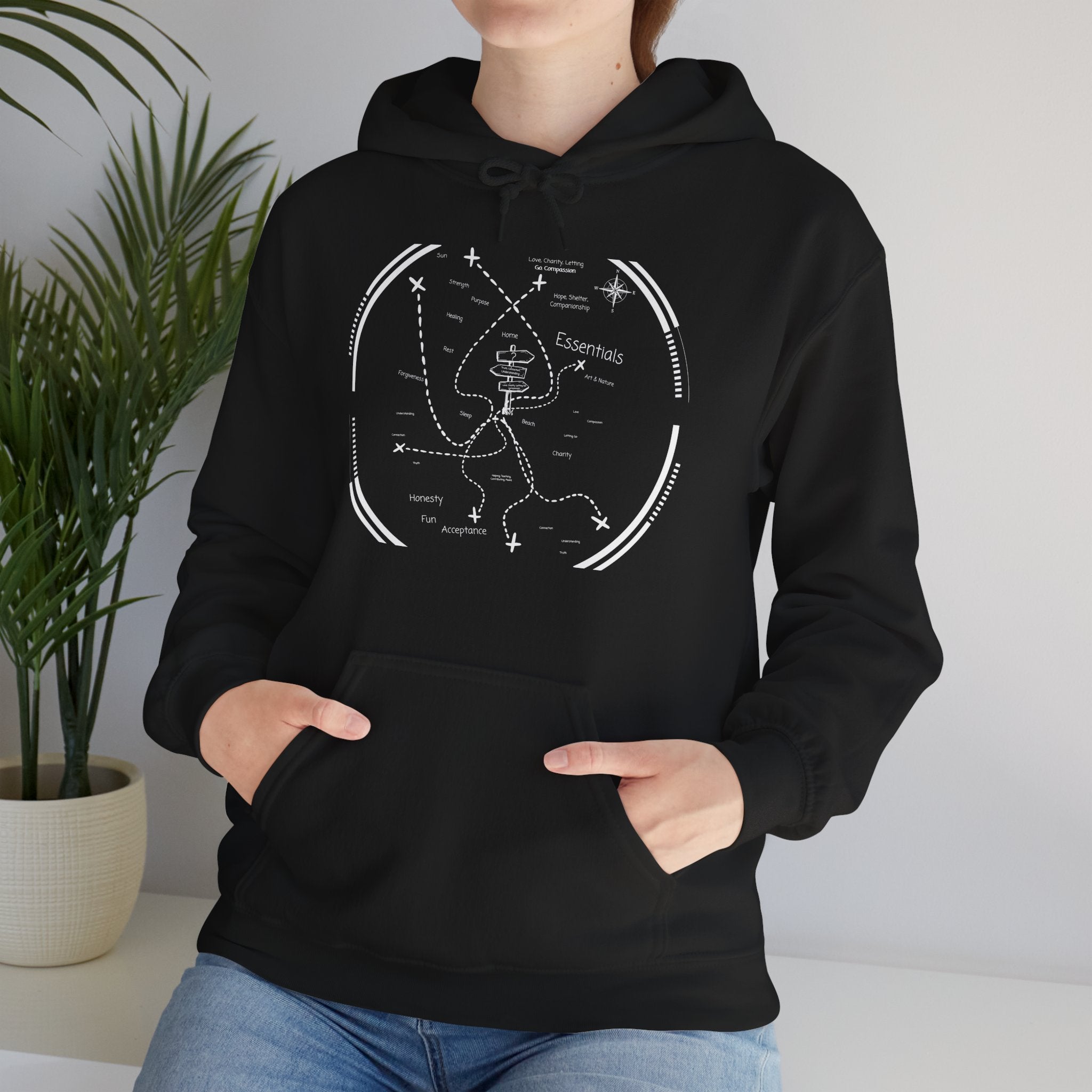 The Essential Paths #2 Hooded Sweatshirt — Global Crossroads, Hope, Community & Faith Hoody