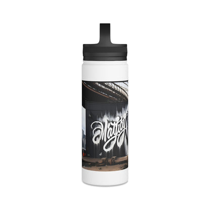 Matiby Matiffi Stainless Steel Water Bottle, Handle Lid