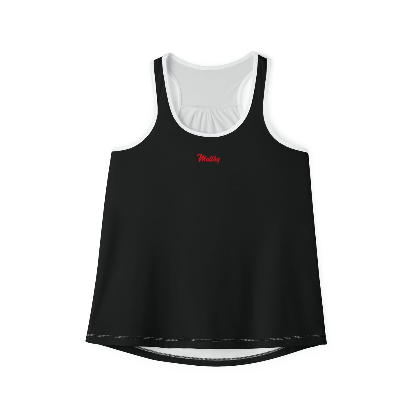 Women's Black Tank Top (AOP)