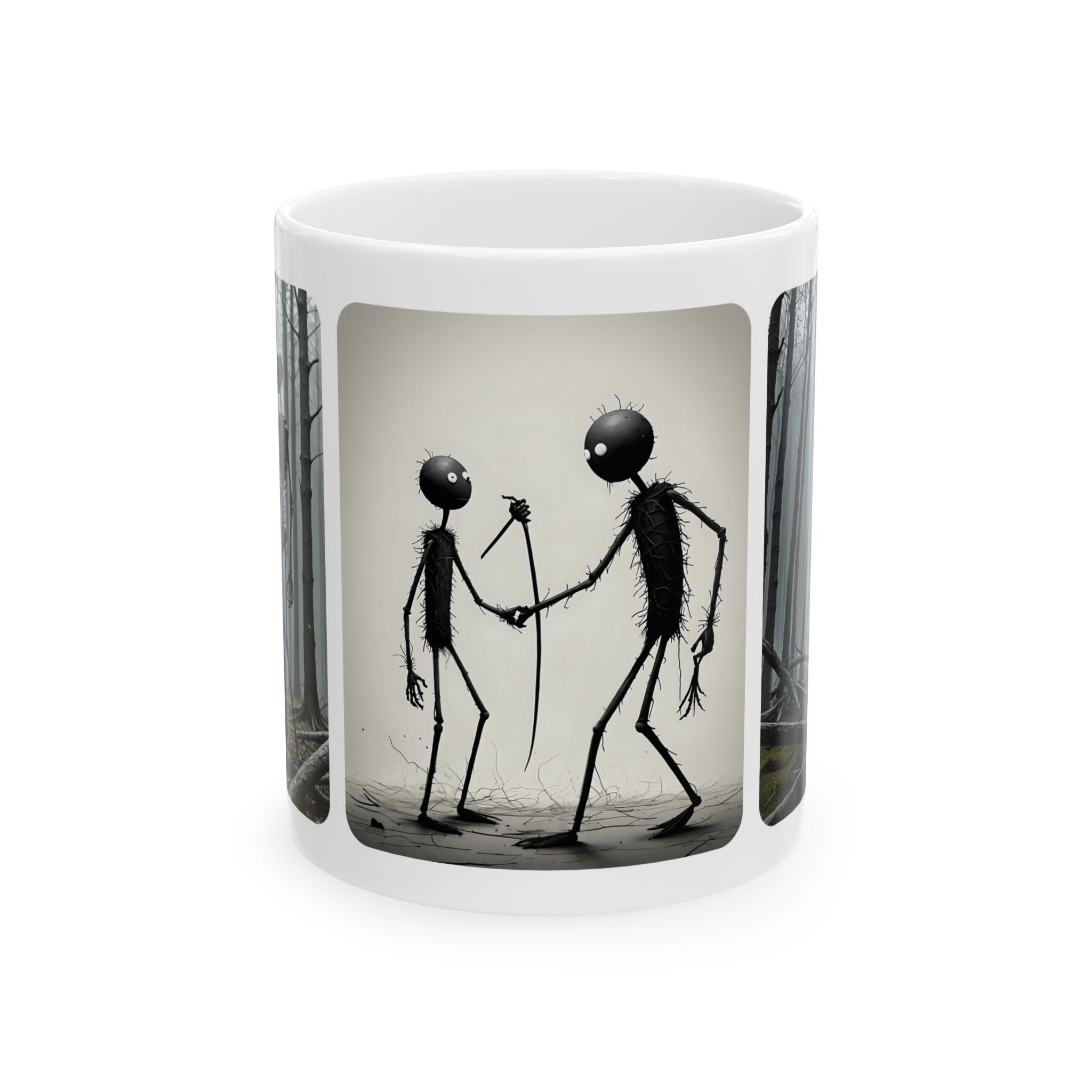 The Stick-To-It Species #2 White Ceramic Mug – Anatomy of Optimism Cup 11oz/15oz