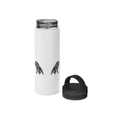 Matiby Stainless Steel Water Bottle, Handle Lid