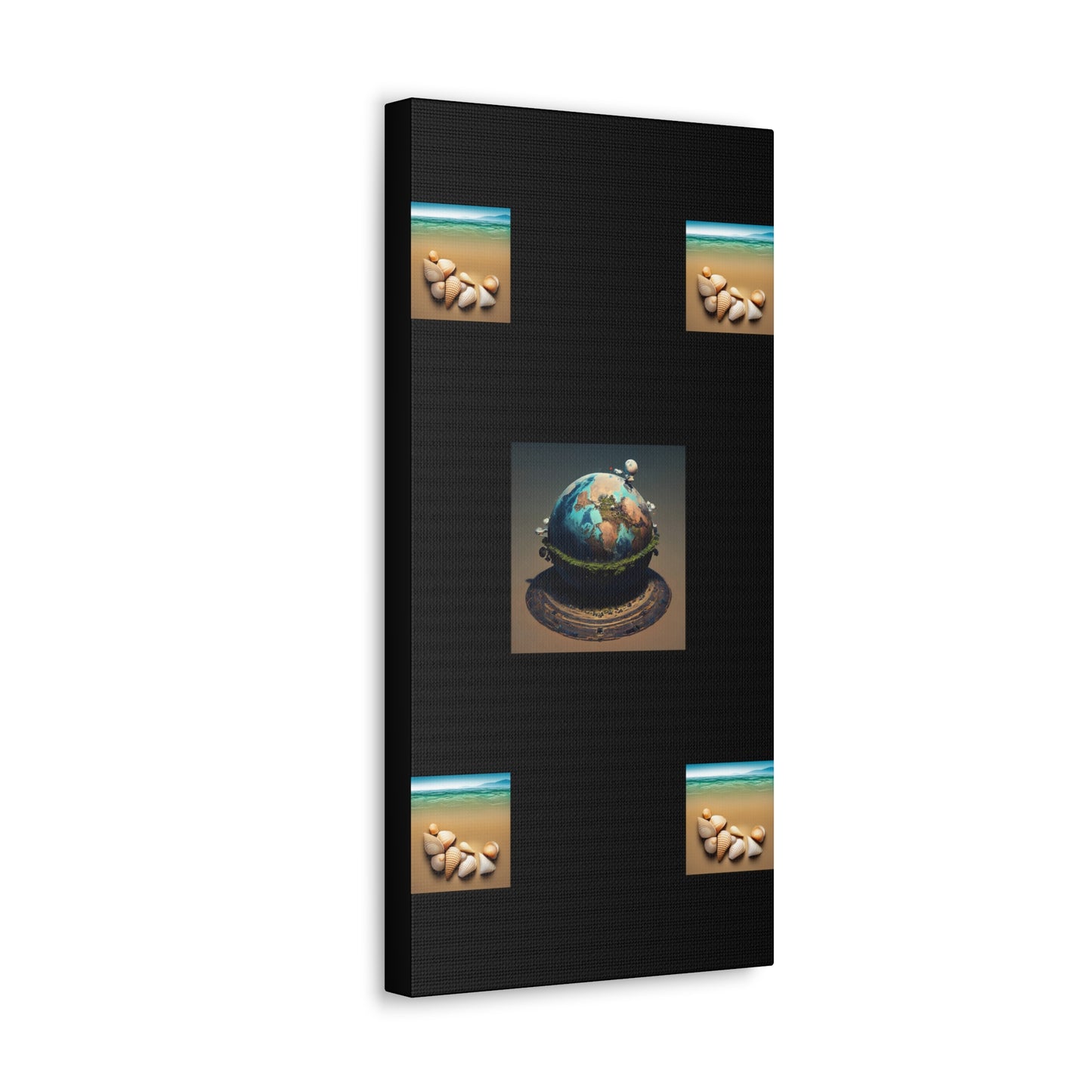 Matiby Worlds Black Canvas Gallery Wraps