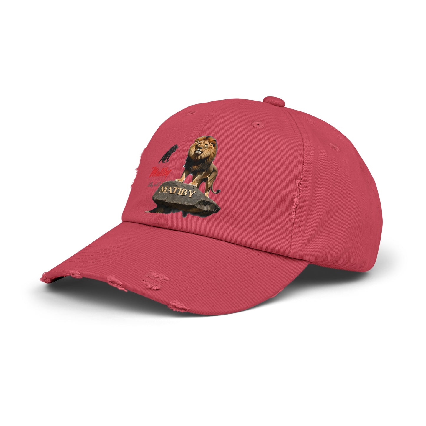 Matiby Lion Unisex Distressed Cap