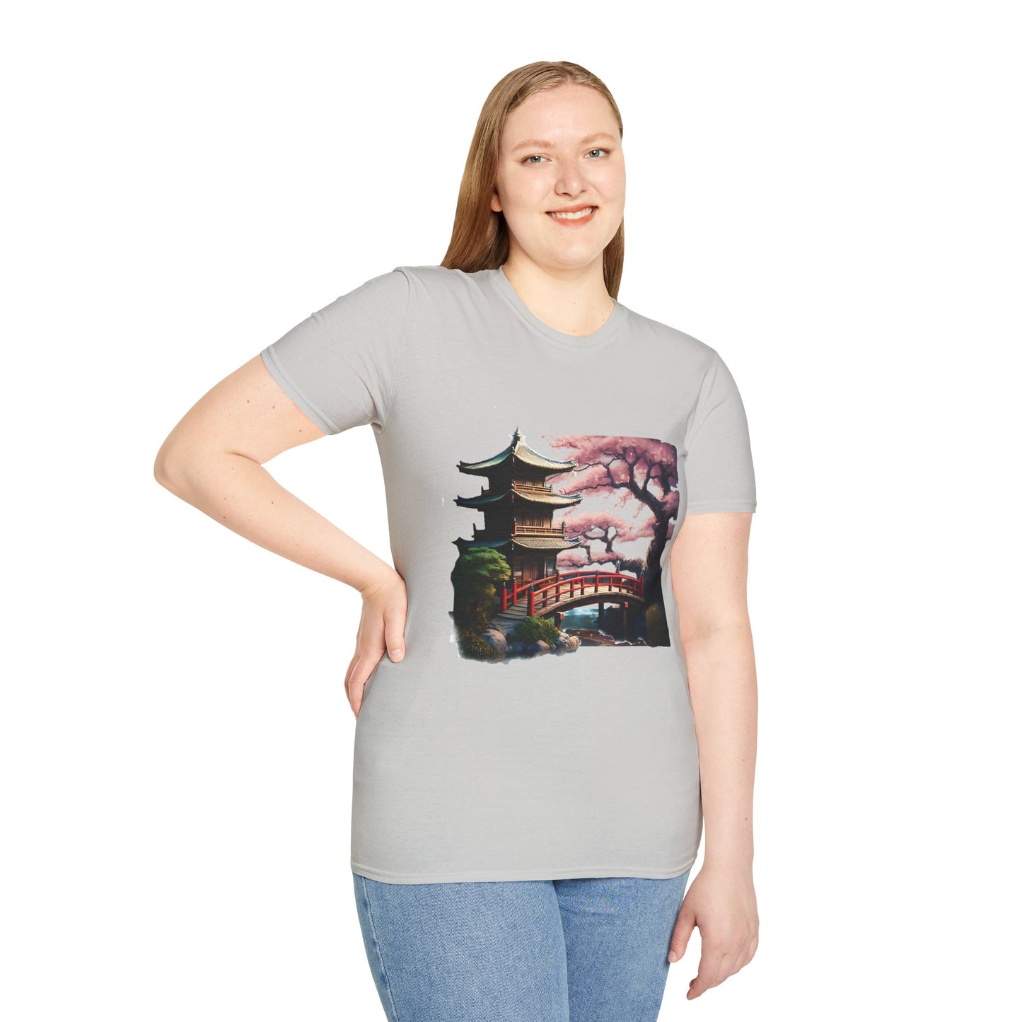 Japanese Landscape Unisex Softstyle T-Shirt