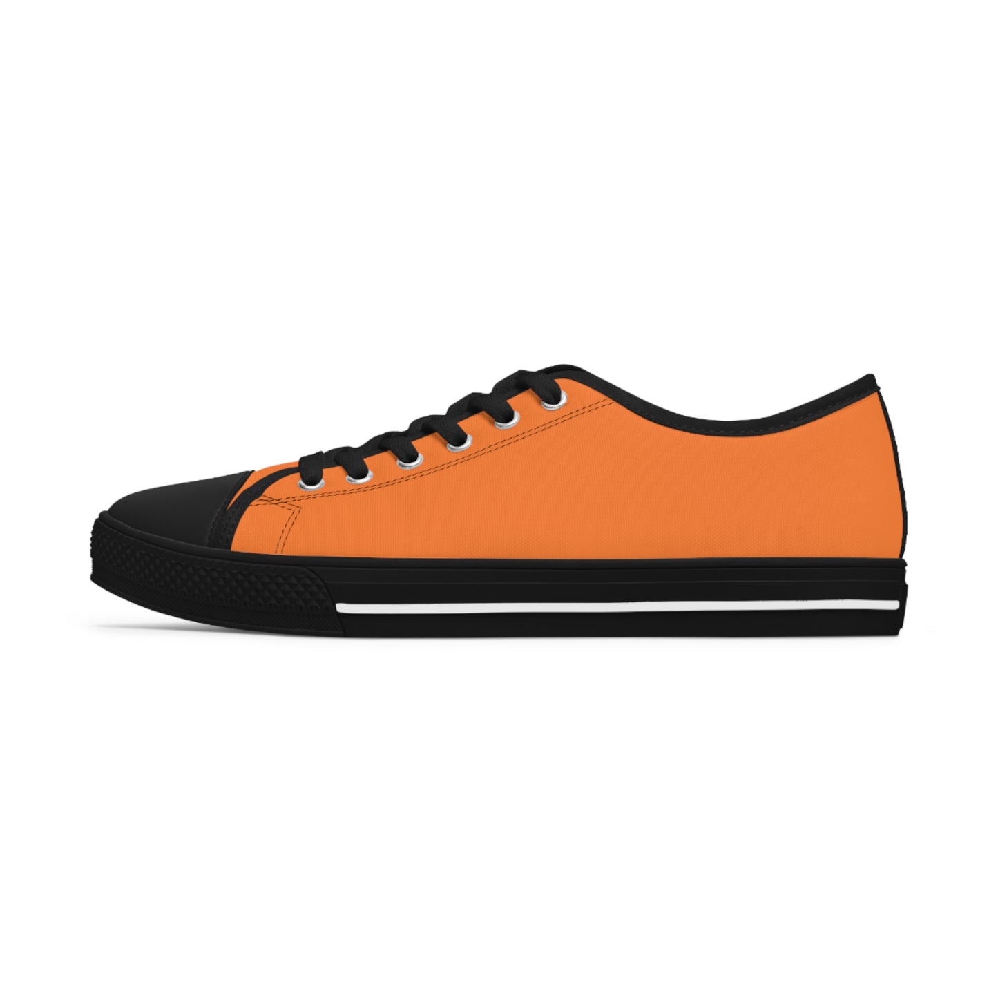 Women's Orange Low Top Sneakers