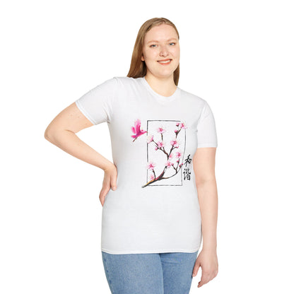 Japanese Cherry Blossom Unisex Softstyle T-Shirt