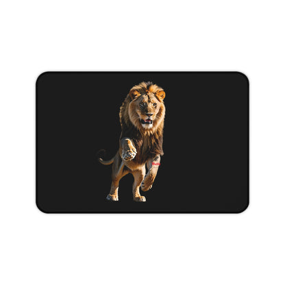 Matiby Lion Desk Mat, Black