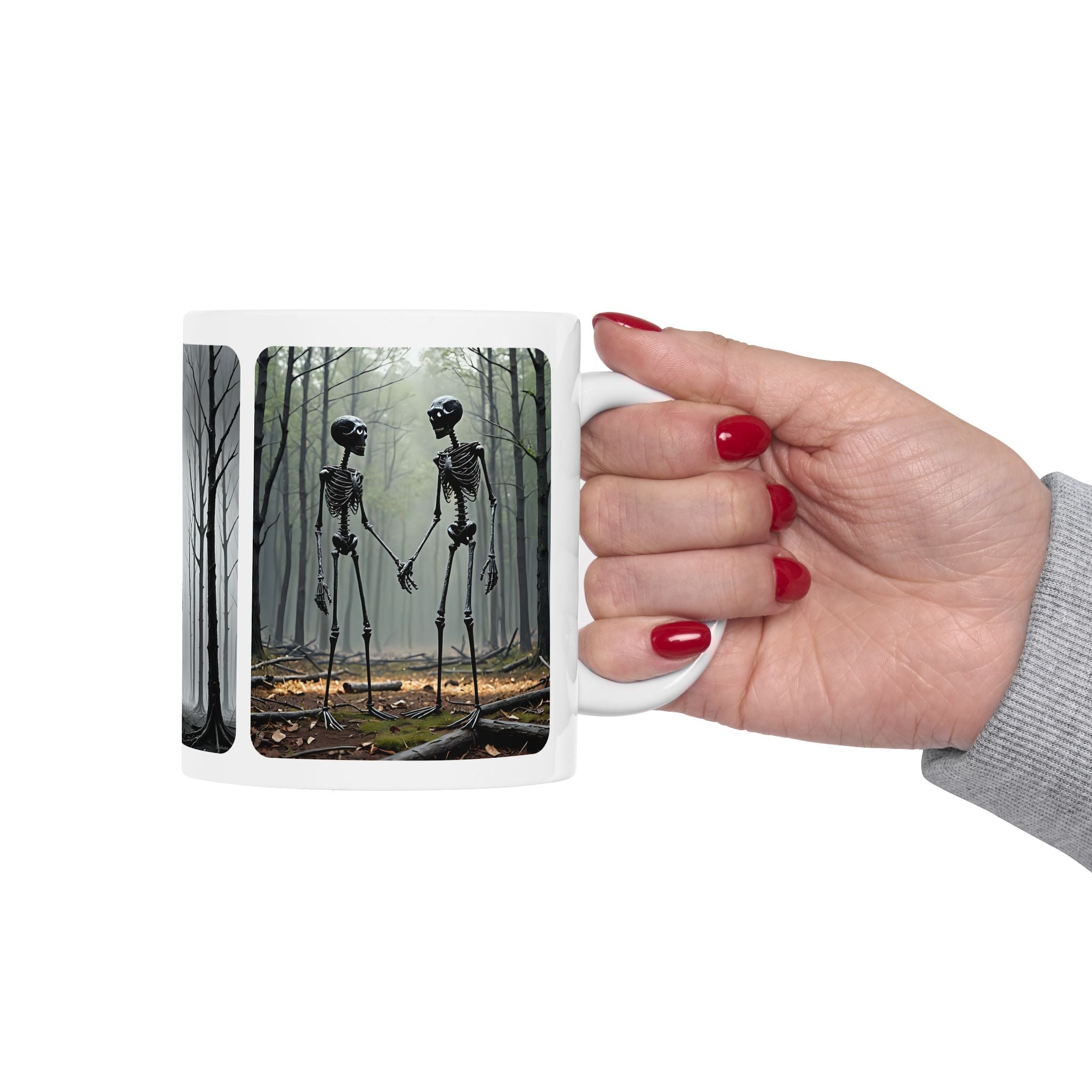 The Stick-To-It Species #5 White Ceramic Mug – Anatomy of Optimism Cup 11oz/15oz