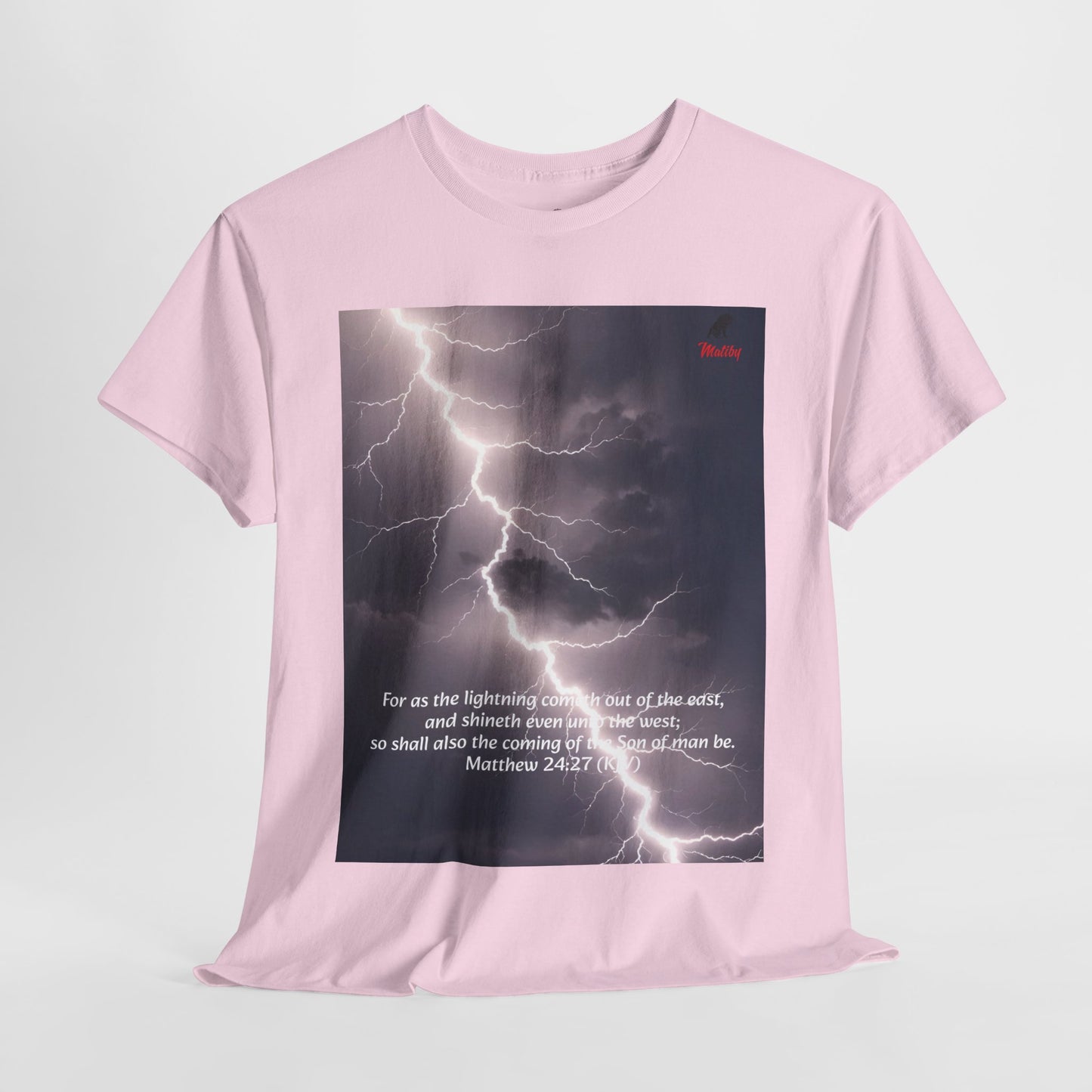 Lightning Style East West Unisex Heavy Cotton Tee